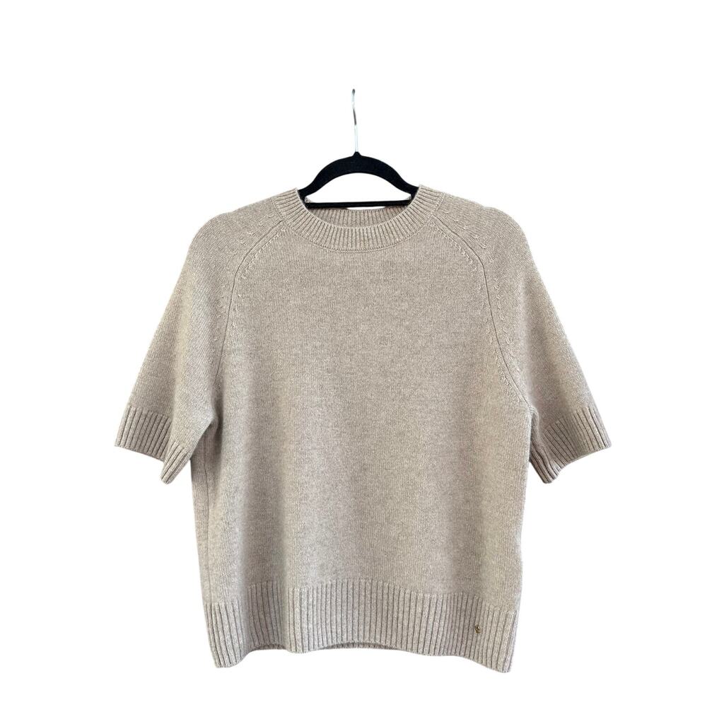 Anine Bing Jackson Cashmere Sweater in Tan Brown